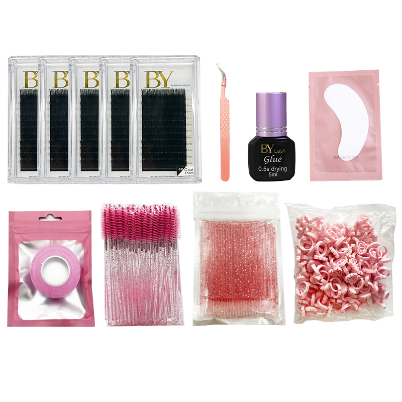 BY Hot selling Eyelash Extension training Kits 2