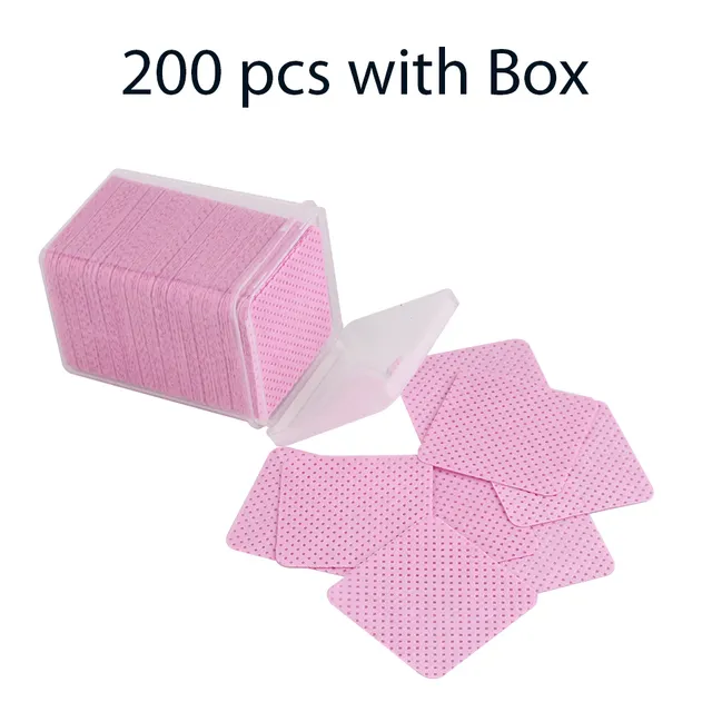 BY Lashes Adhesive Cotton Cleaner Wipes