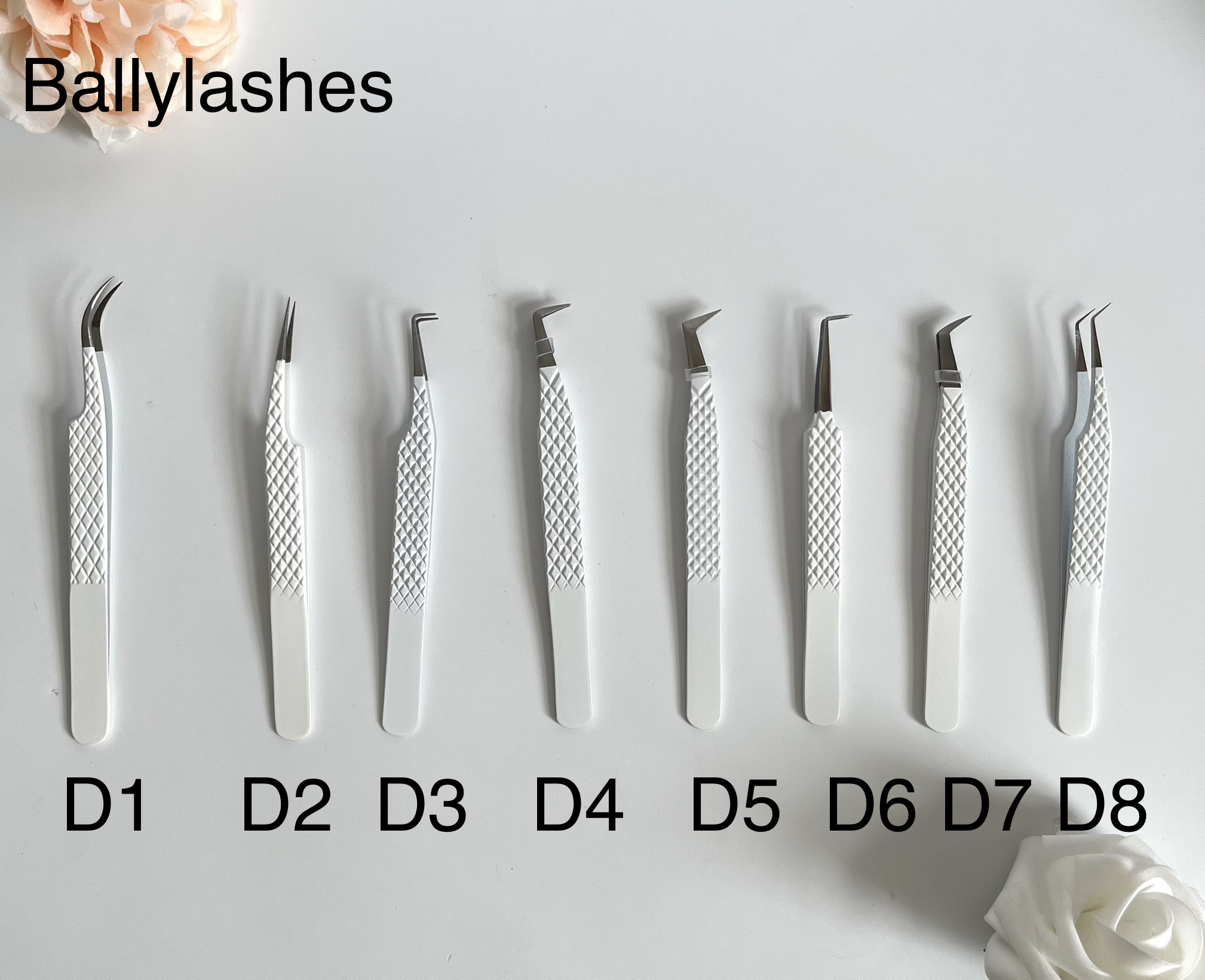 BY D1-D8 Fiber Tip Tweezers