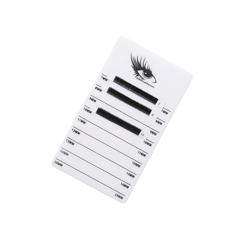 BY Custom iridescent colorful acrylic lash tile