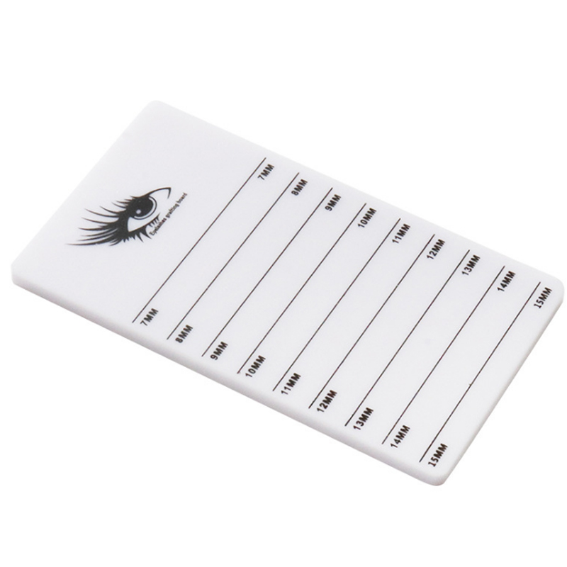 BY Custom iridescent colorful acrylic lash tile