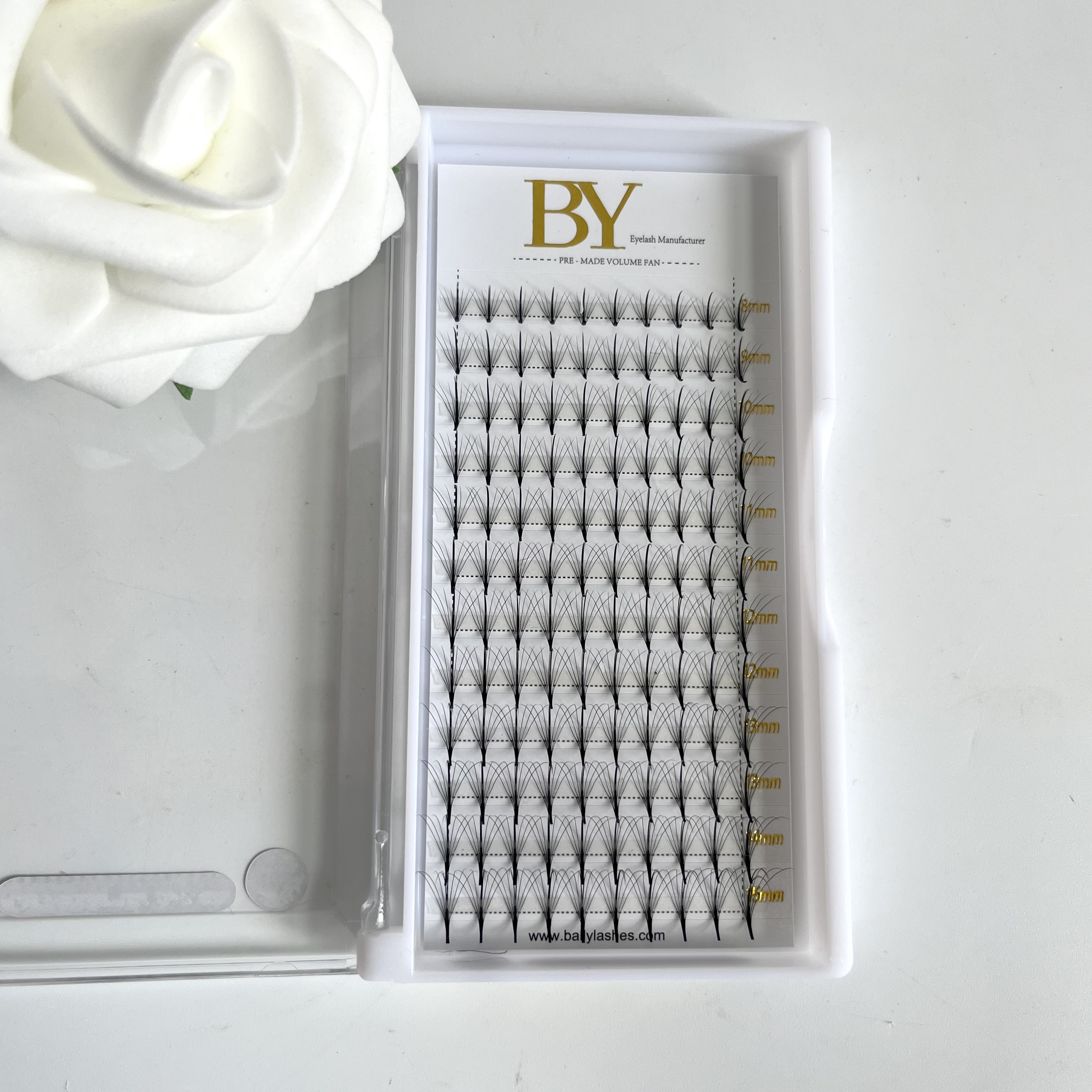 BY 0.07mm Ultra Speed 7D Wispy Premade Fans Lashes